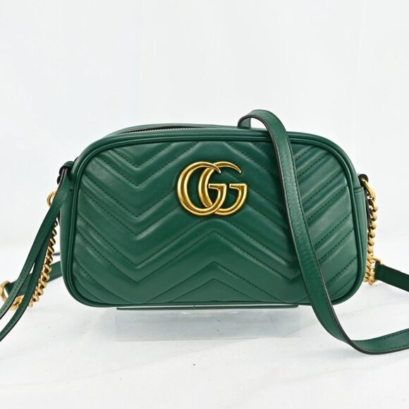 Authentic GUCCI GG Marmont Chain Shoulder Bag bsj870-110625 - Picture 1 of 16